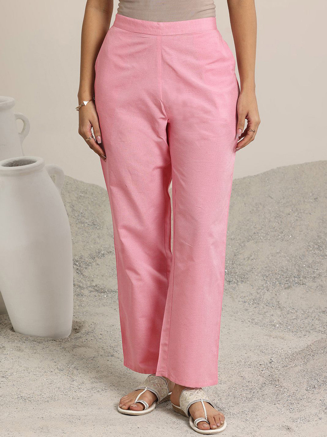 Women Striped Regular Thread Work Kurta with Trousers & With Dupatta