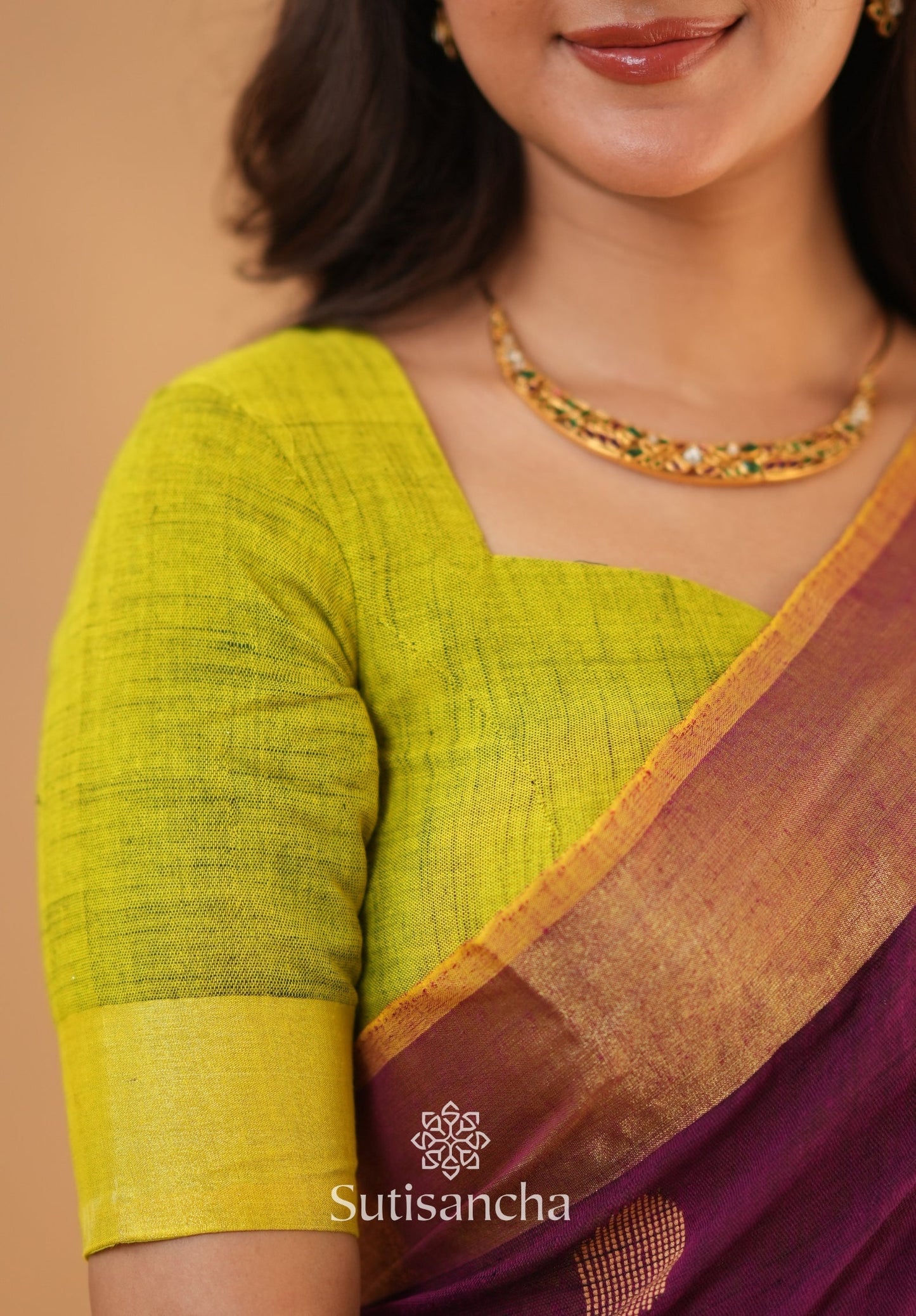 Dhiyona SS Sutisancha Woven Heritage Handloom Cotton Saree