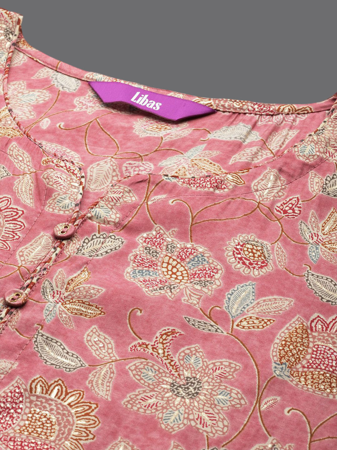 Women Floral Printed Regular Kurta with Salwar