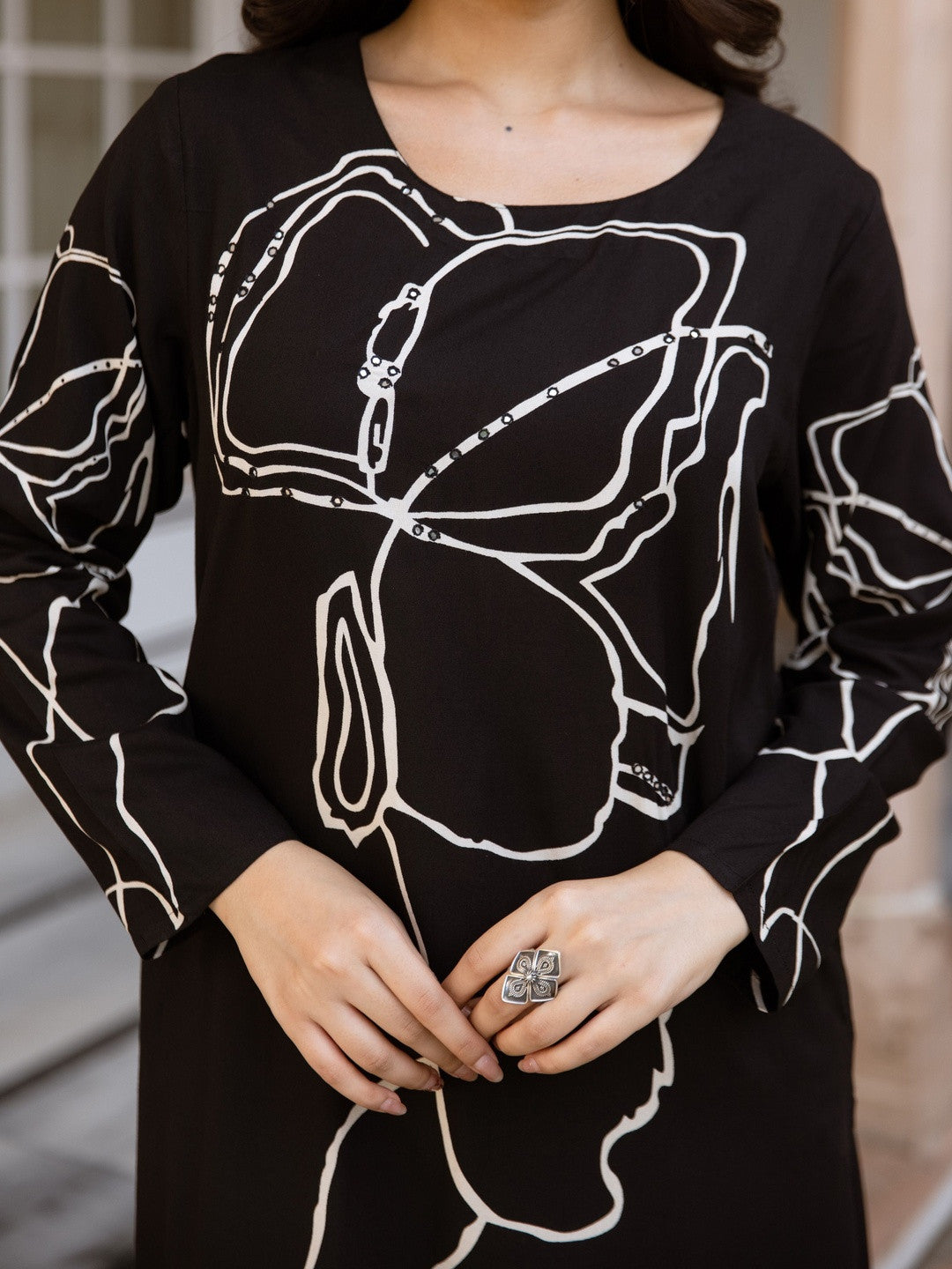 Printed Straight Kurta With Palazzos
