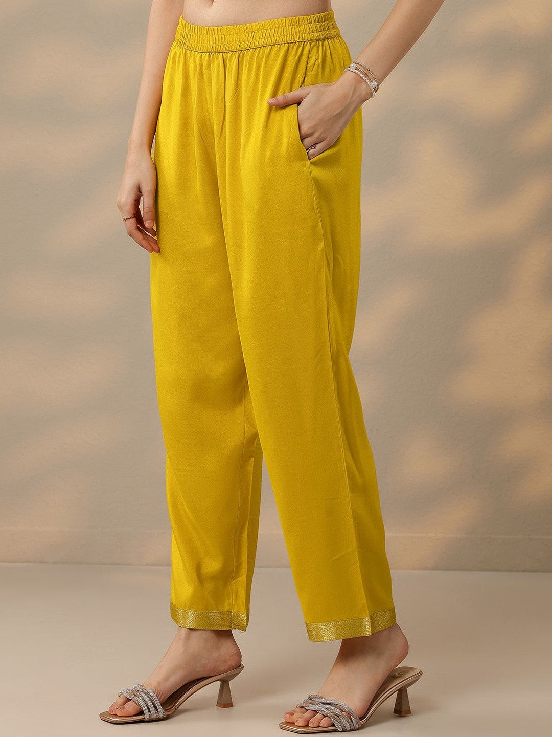 Women Ethnic Motifs Embroidered Kurta with Trousers & Dupatta