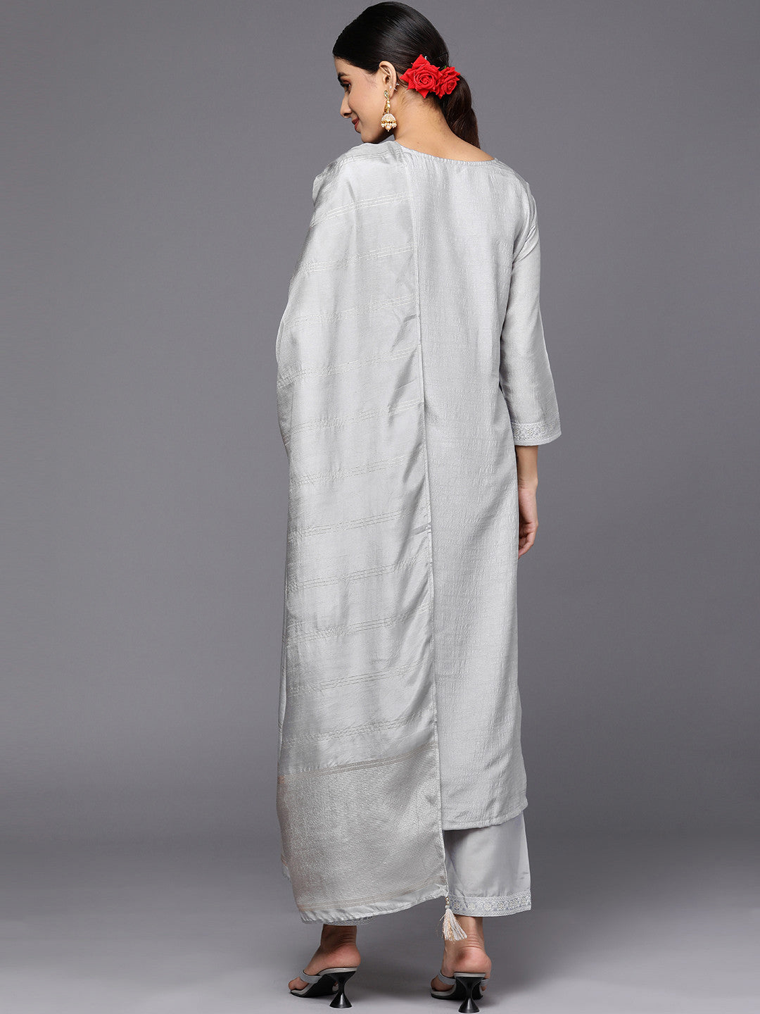 Ethnic Motifs Kurta with Trousers & With Dupatta