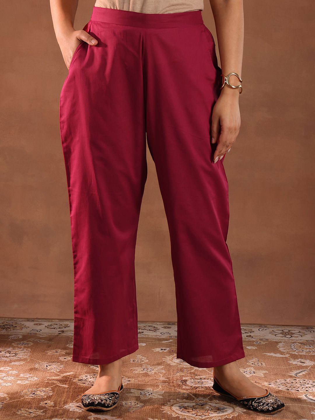 Dhiyona LL Women Ethnic Motifs Embroidered Kurta with Palazzo & Dupatta