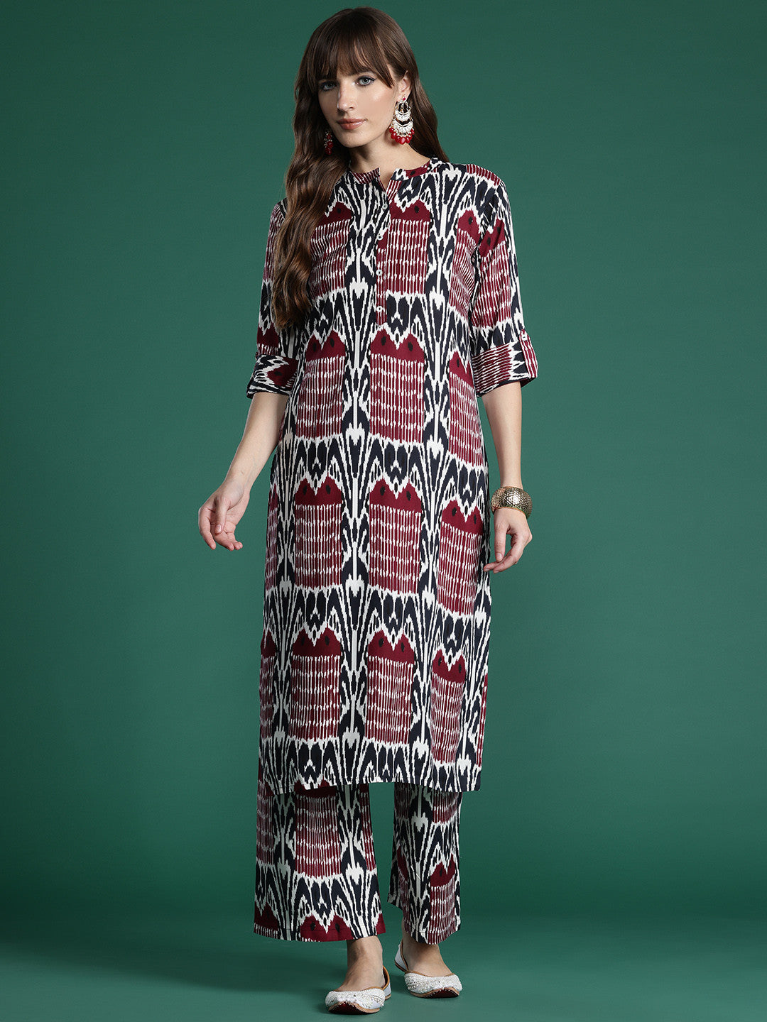 Printed Regular Kurta with Palazzos