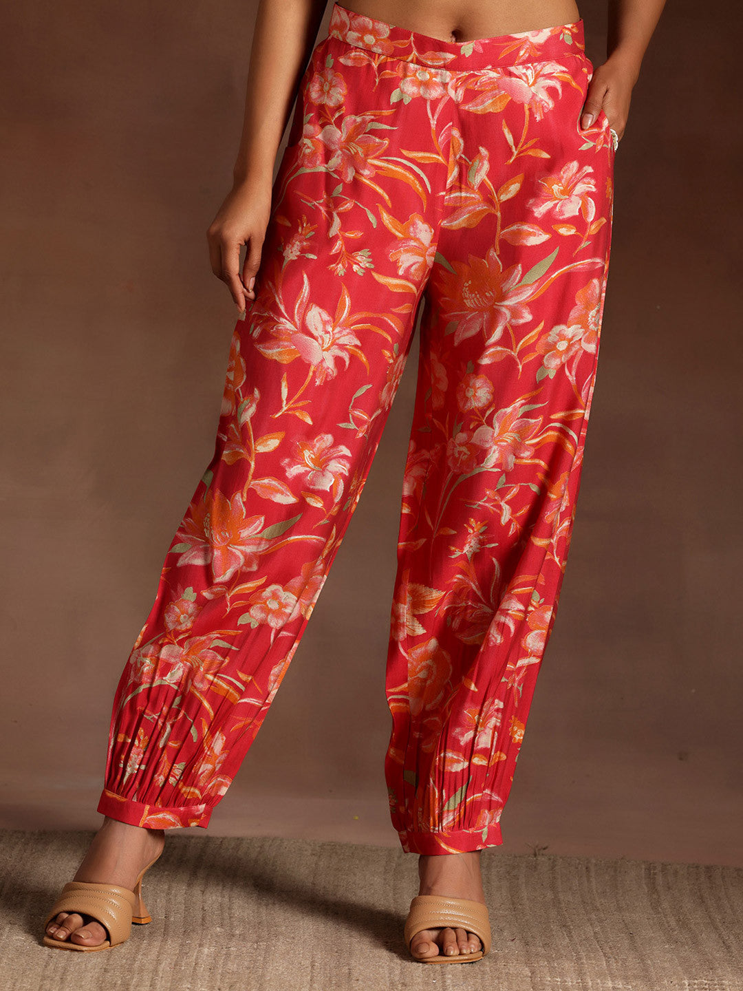 Abstract Printed Regular Kurta with Salwar