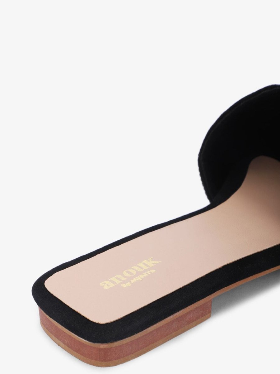 Dhiyona AK Embellished Open Toe Flats