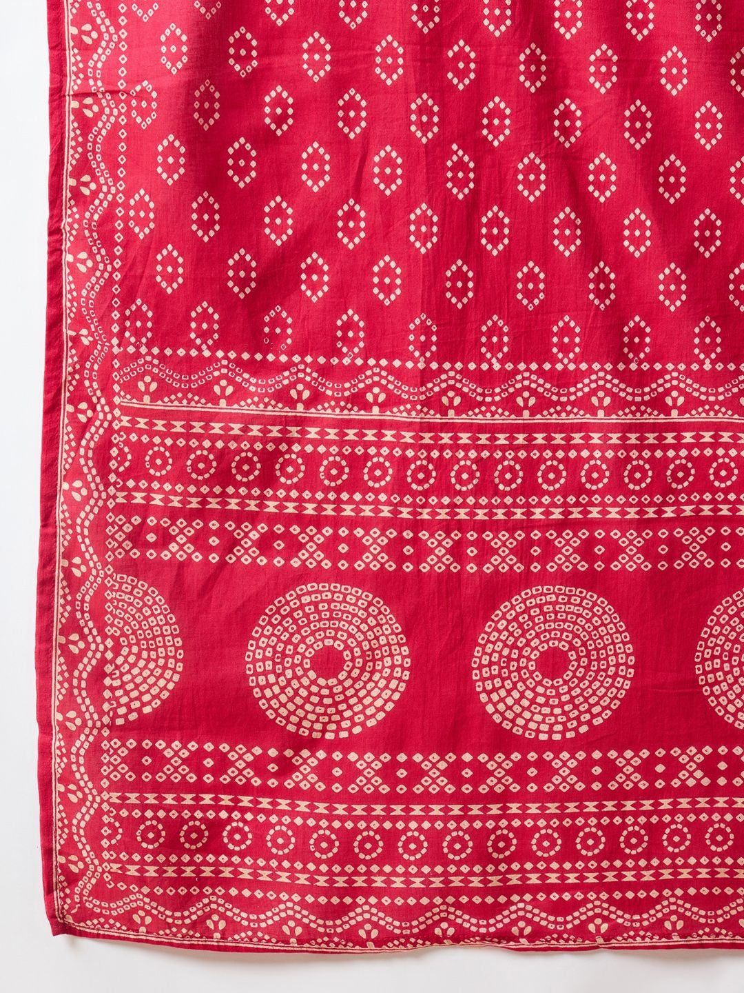 Women Ethnic Motifs Printed Regular Pure Cotton Kurta with Trousers & With Dupatta