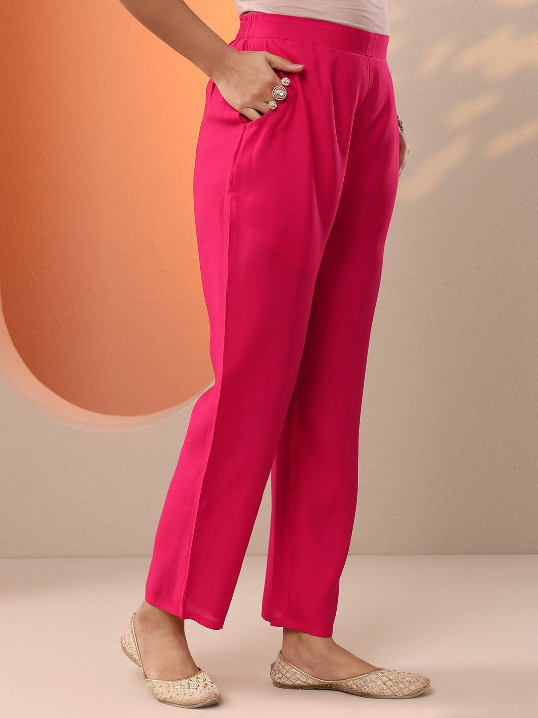 Women Ethnic Motifs Embroidered Kurta with Trouser & Dupatta