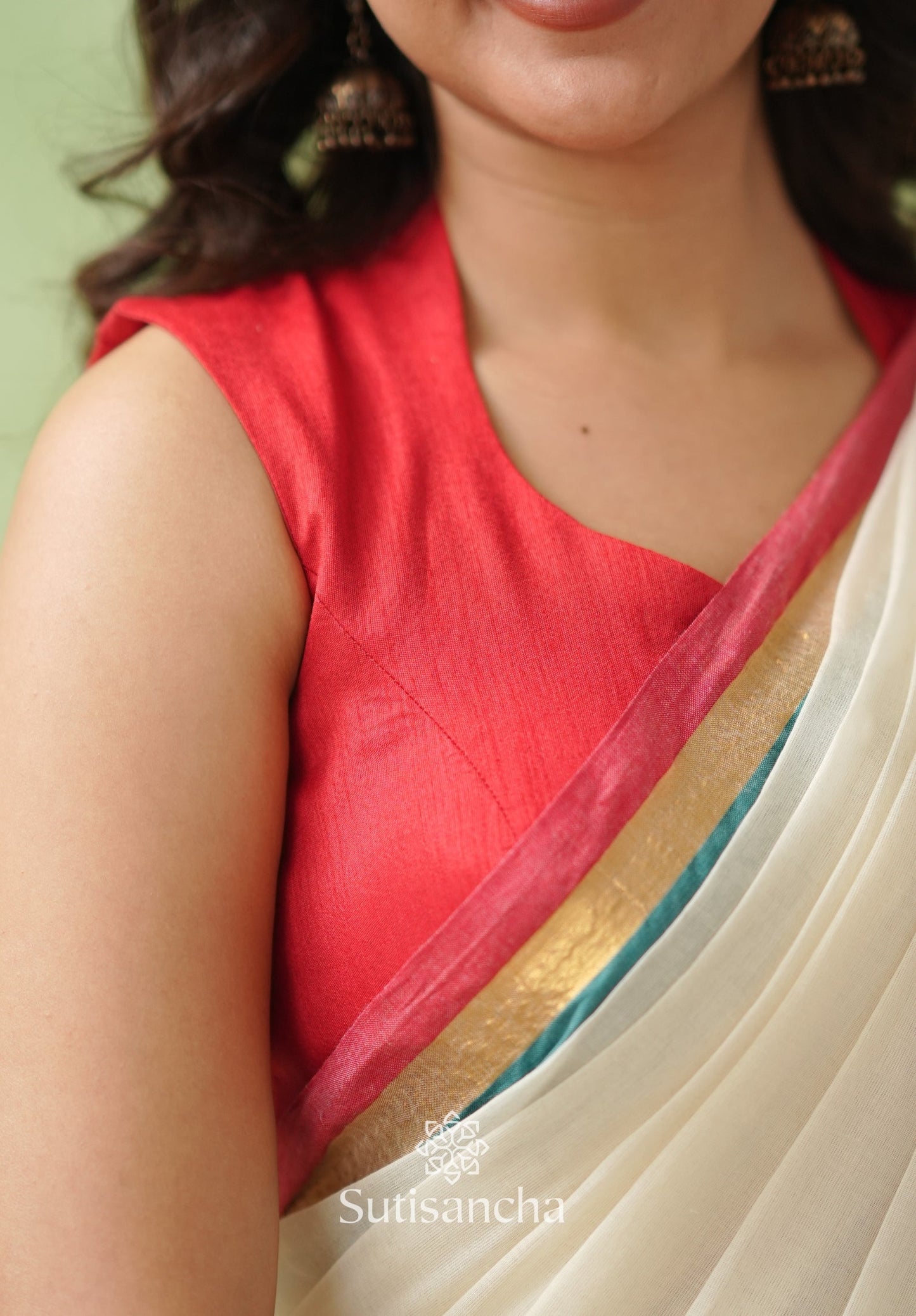 Dhiyona SS Golden Edge Classic Mul Saree
