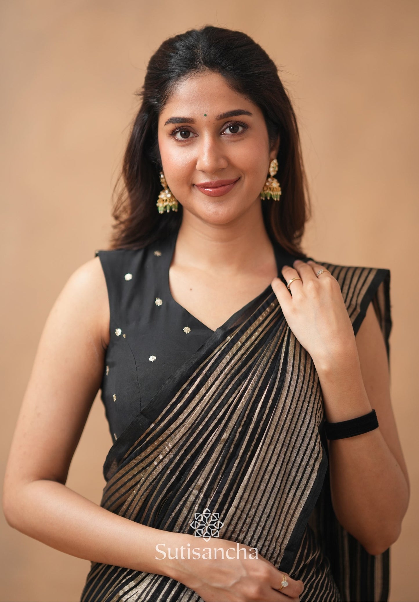 Dhiyona SS Pure Mul Cotton Saree with Subtle Woven Design