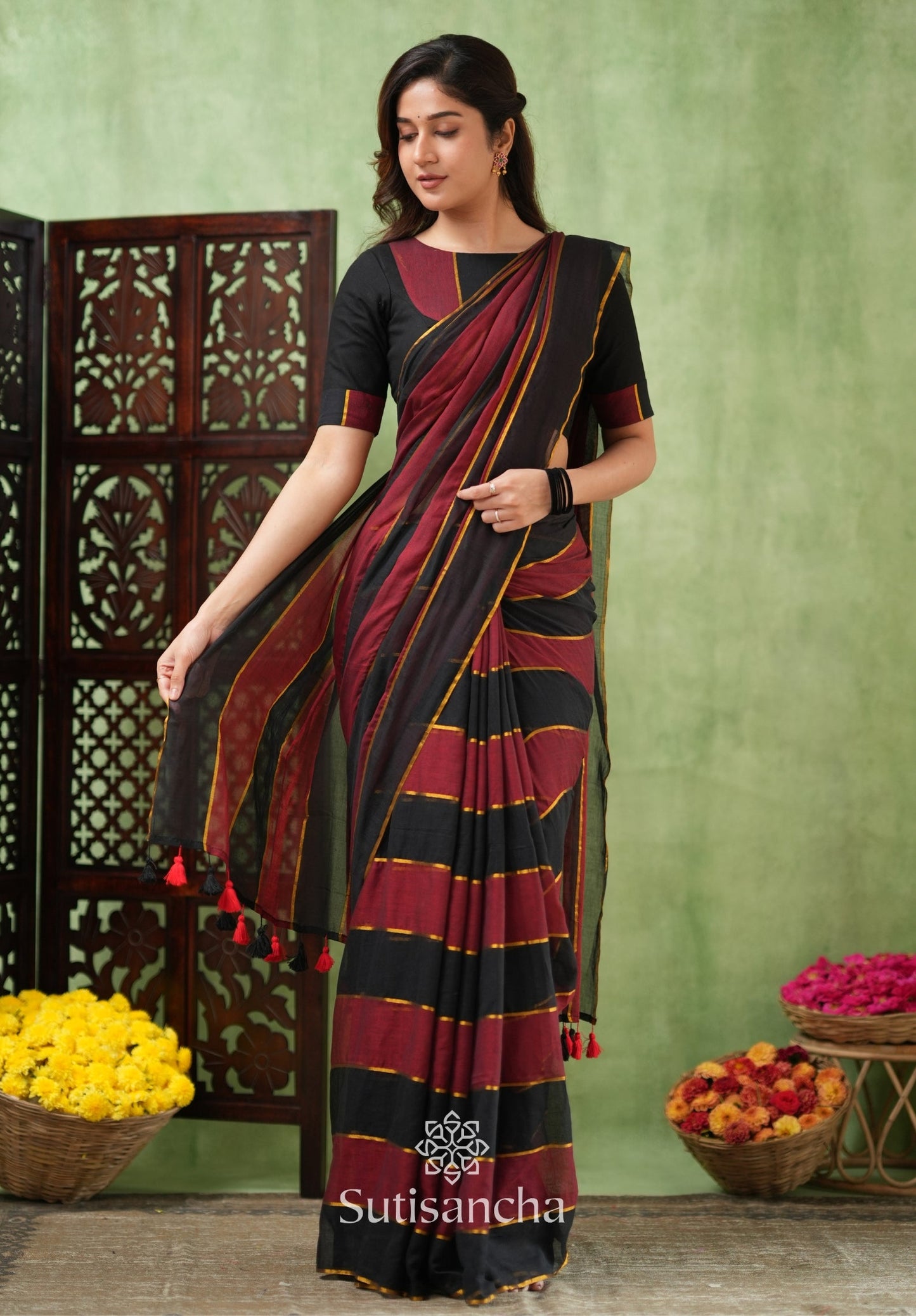 Dhiyona SS Threads of Joy – Multicolor Mul Cotton Magic