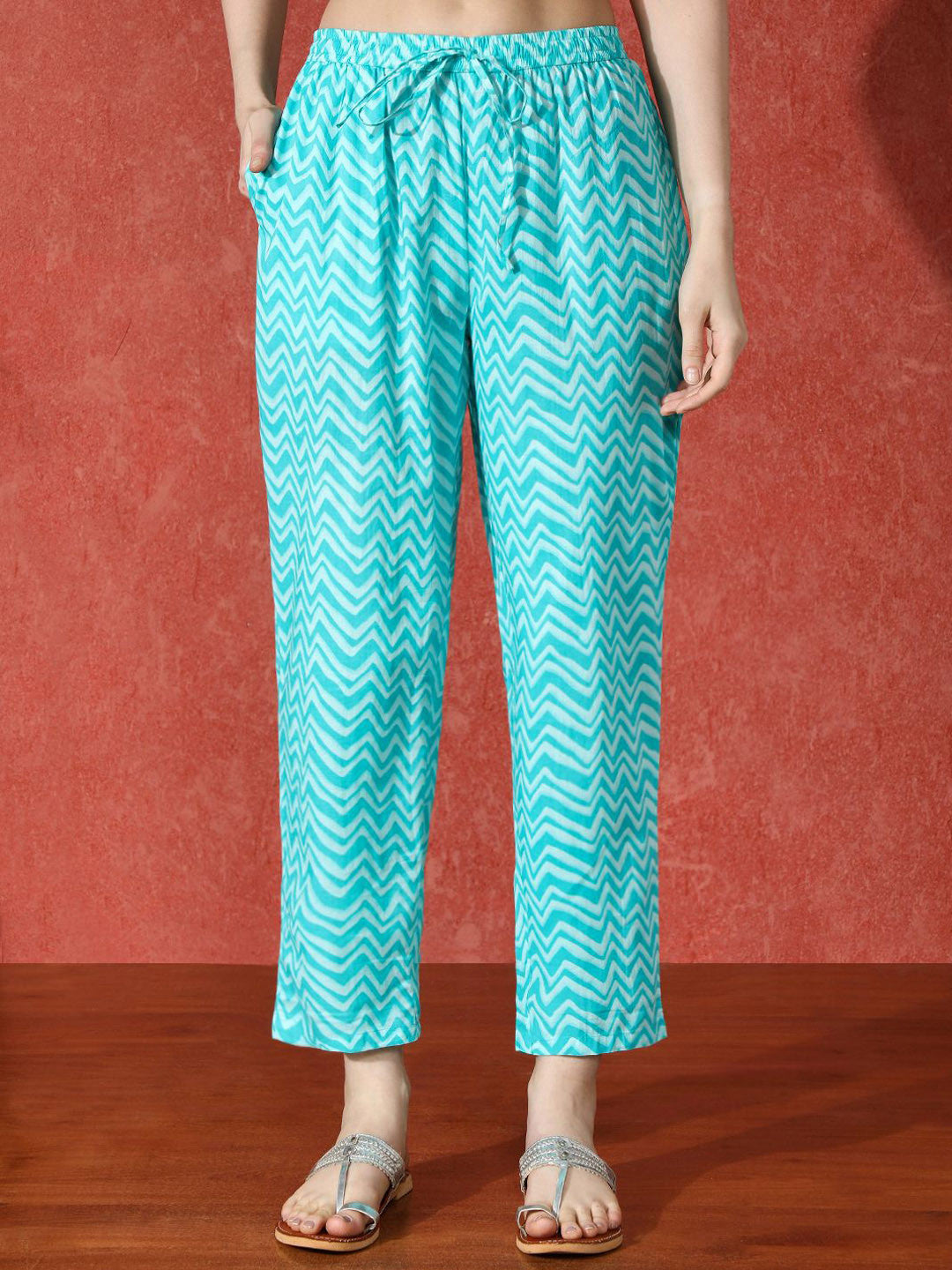 Embroidered Pure Cotton Kurta Trouser With Dupatta