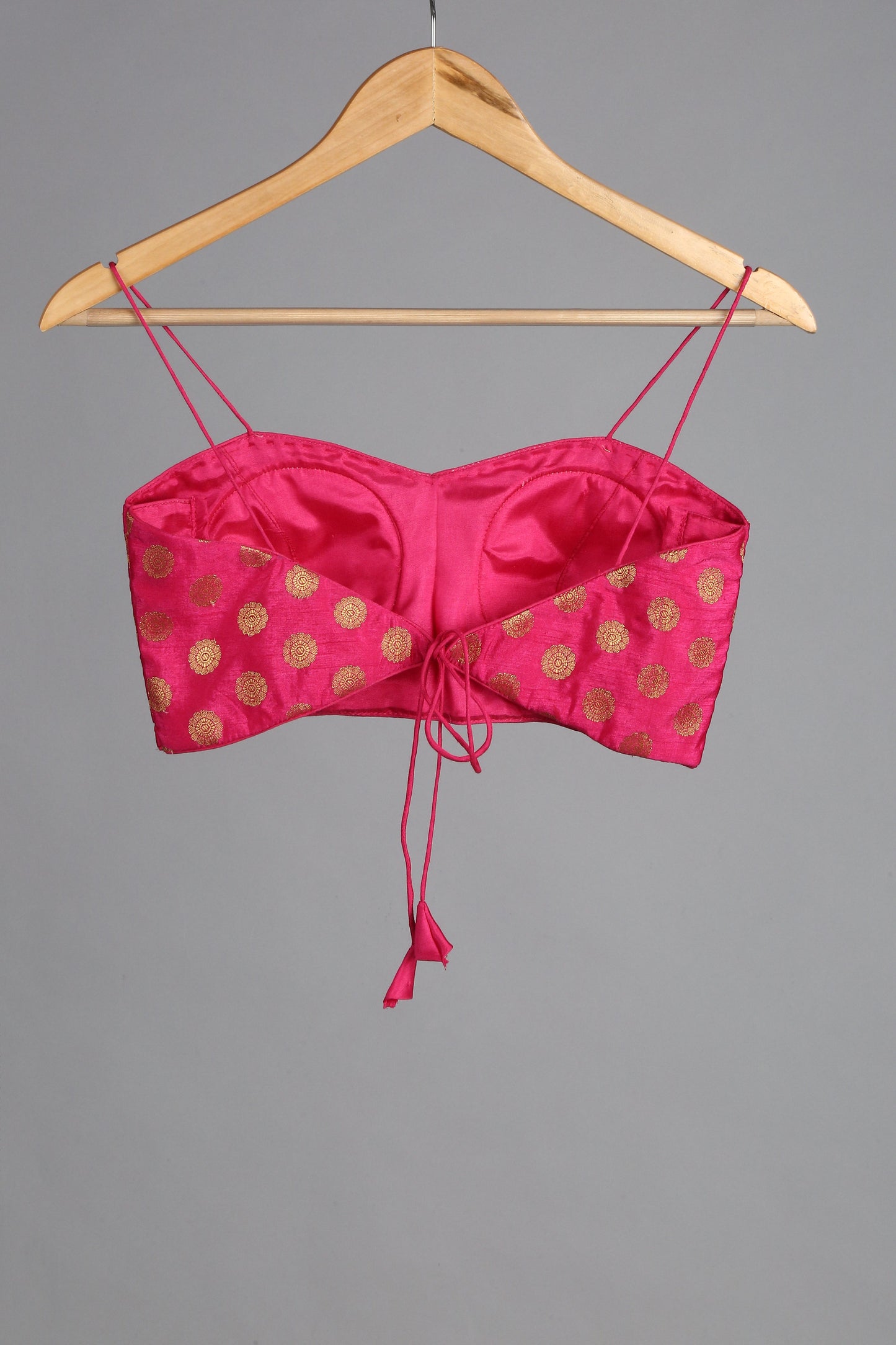 Dhiyona ST Blouse - Pink Brocade