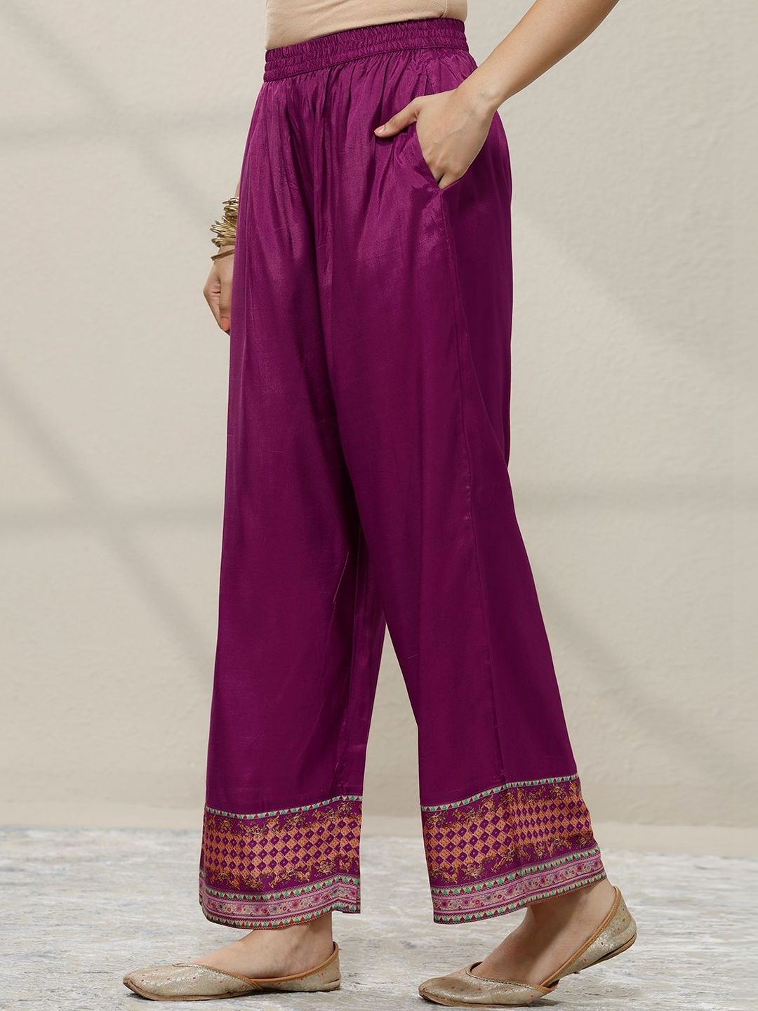 Dhiyona LL Women Ethnic Motifs Printed Regular Sequinned Kurta with Palazzos & With Dupatta