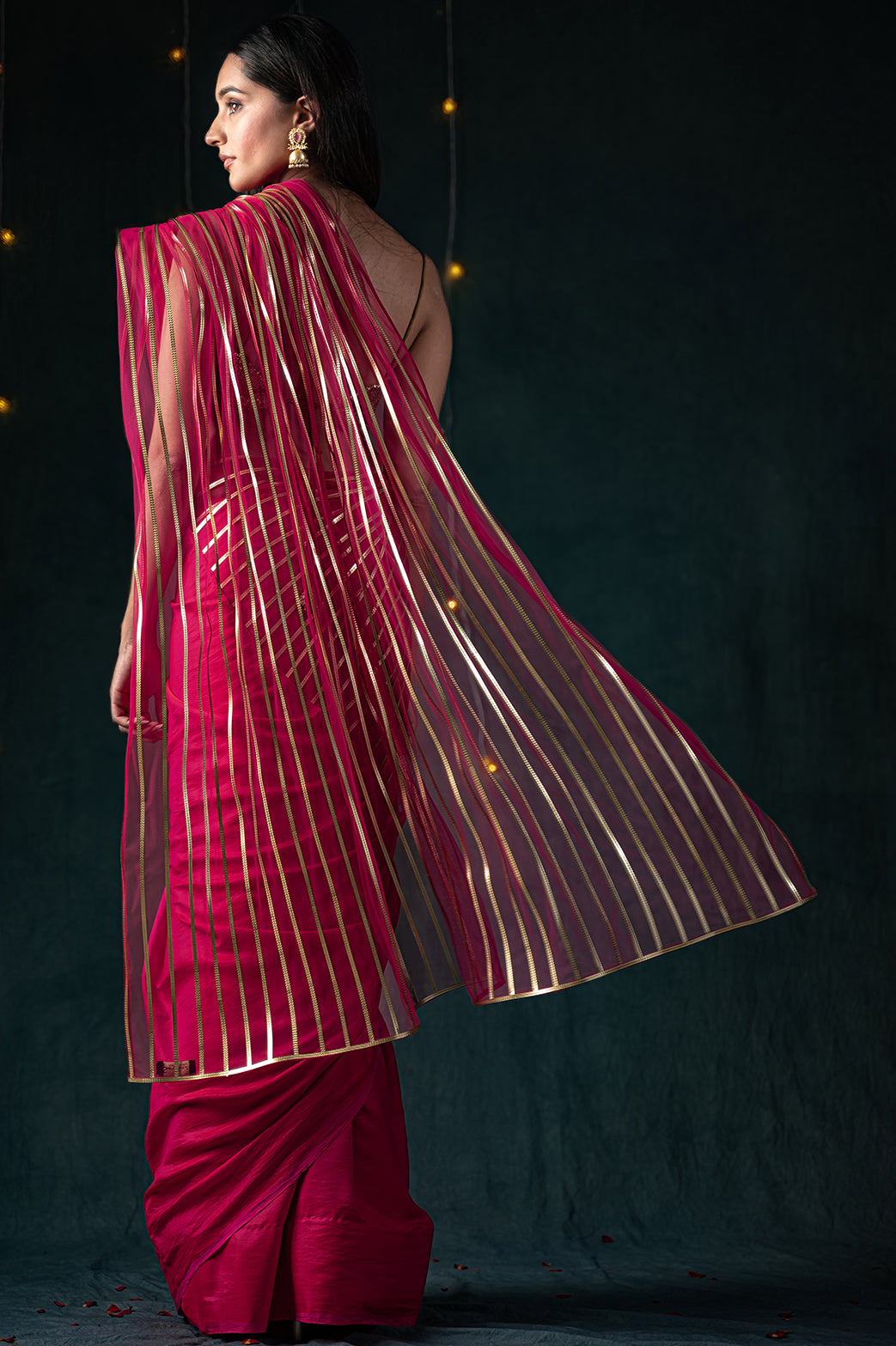 Dhiyona ST Paradise Pink Impressions Saree