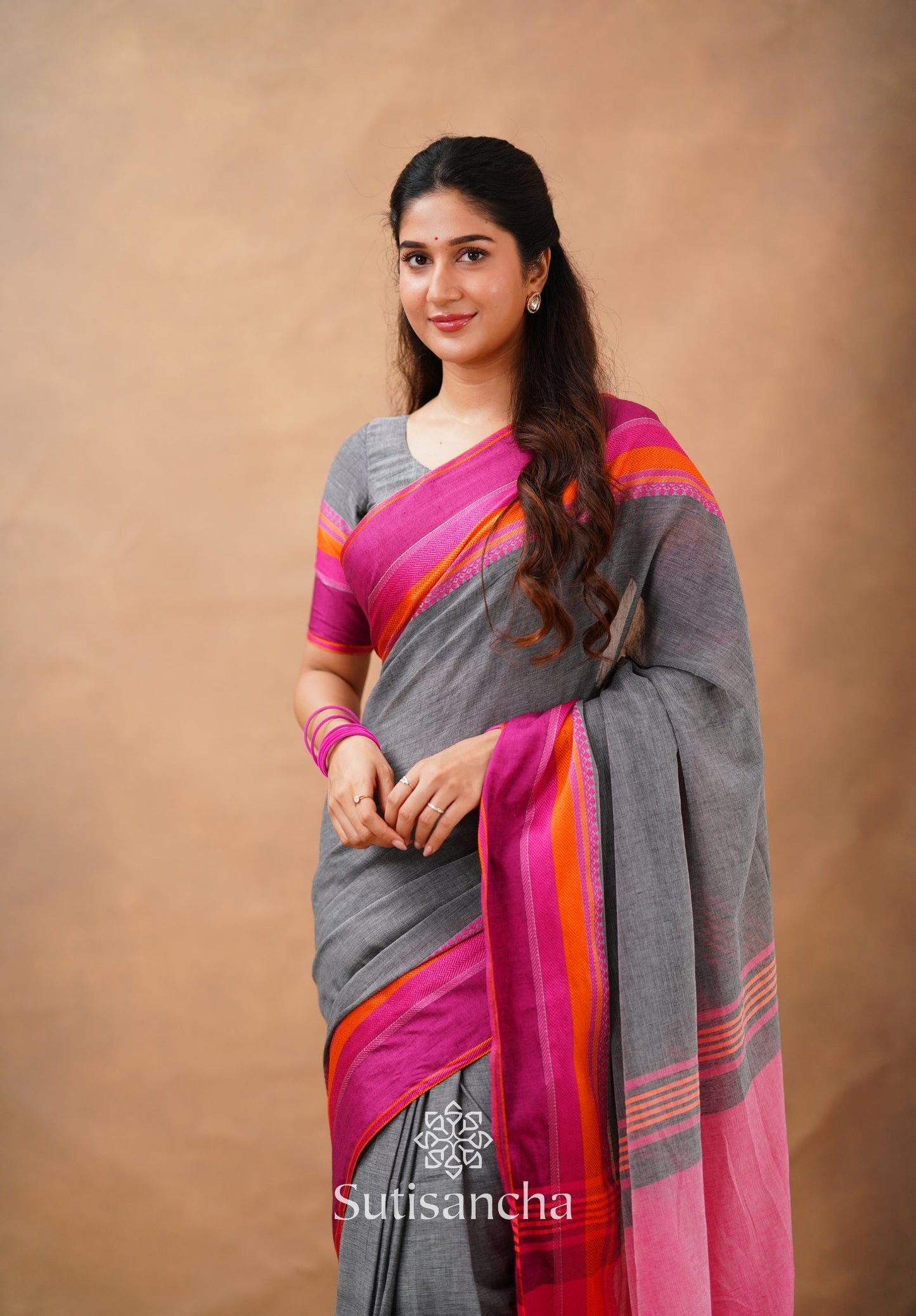 Dhiyona SS Sutisancha Handwoven Bliss Bengal Cotton Saree