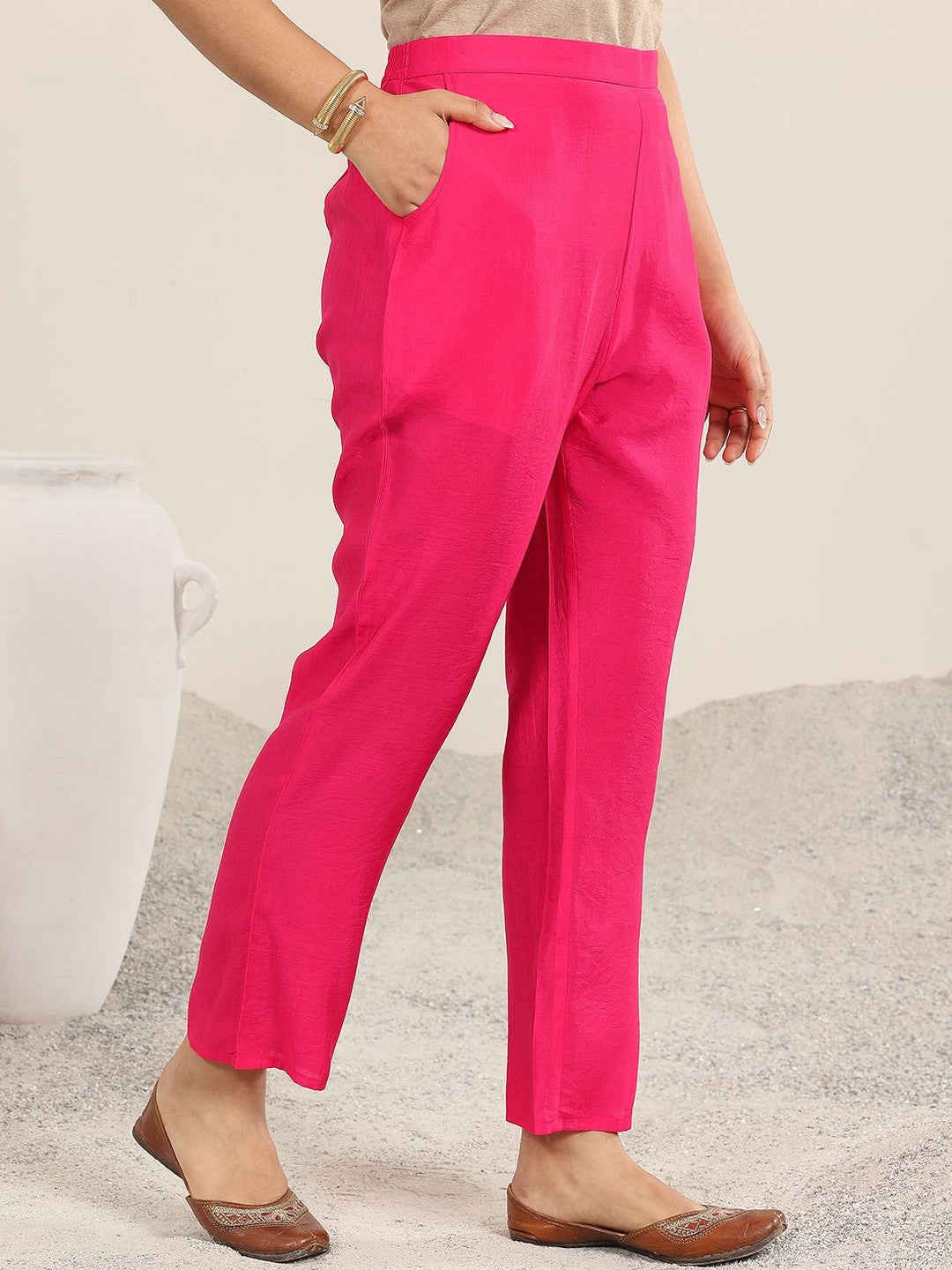 Women Ethnic Motifs Embroidered Thread Work Kurta with Trousers & Dupatta