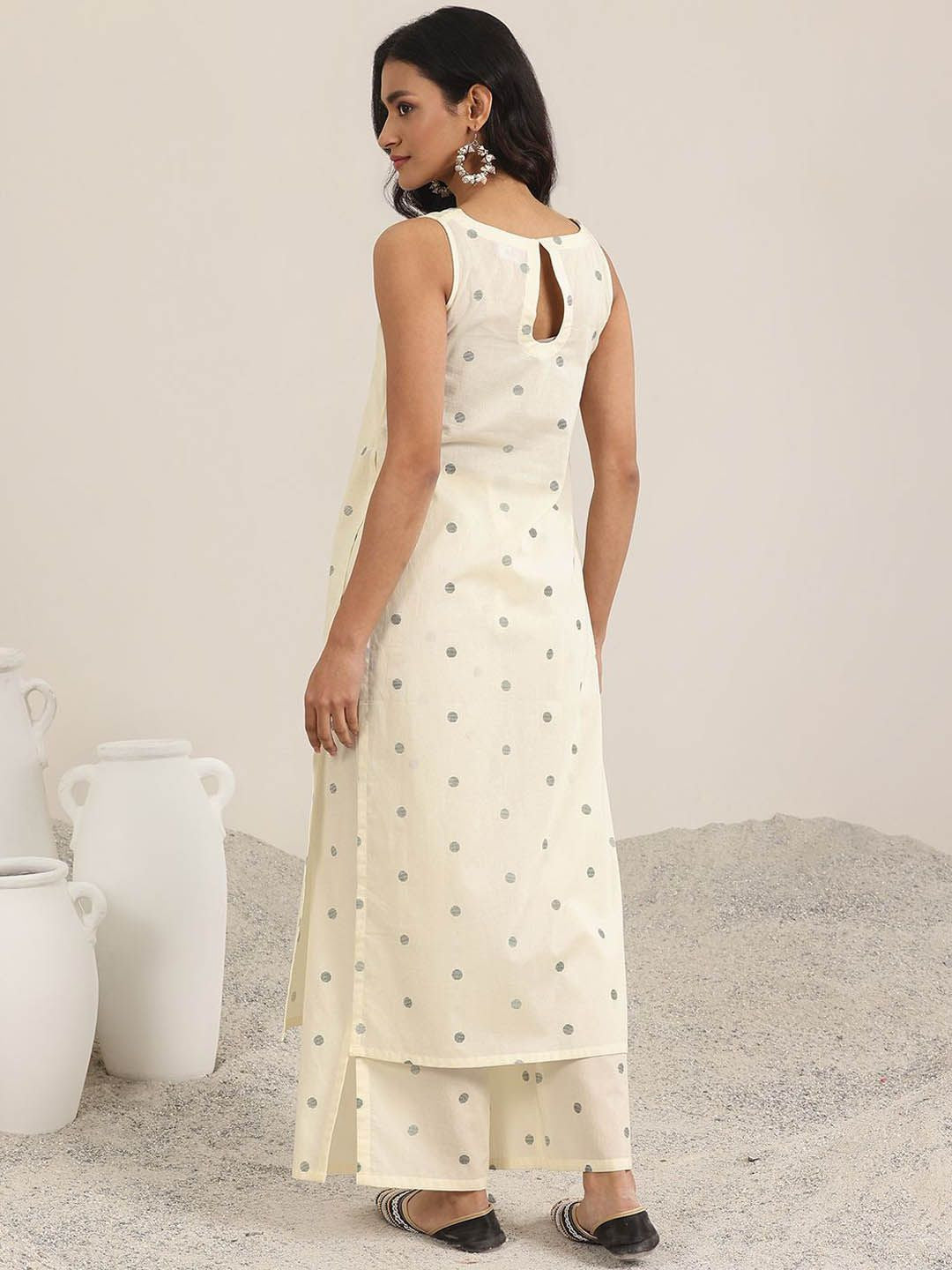 Women Geometric Printed Kurta with Palazzos