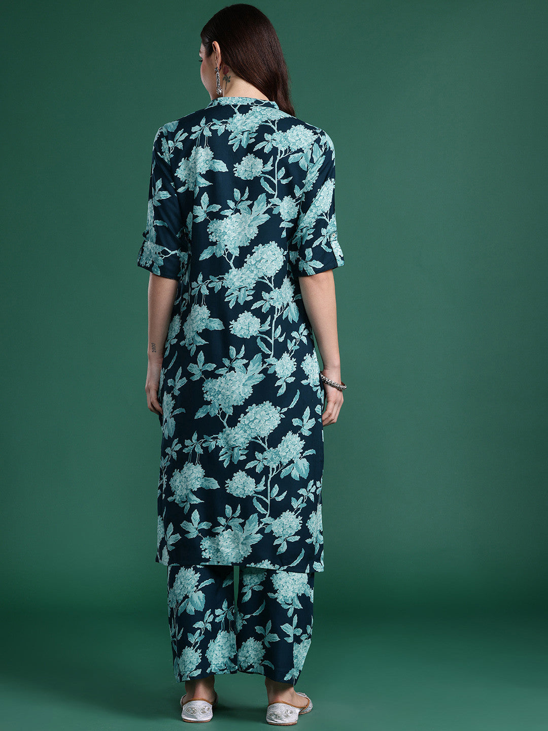 Floral Printed Kurta with Palazzos