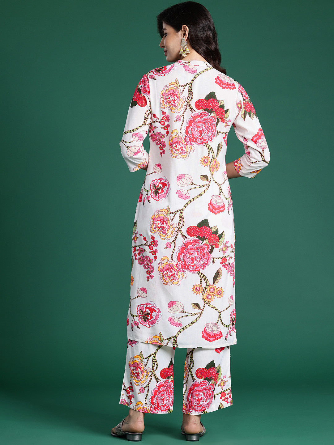 Floral Printed Kurta with Palazzos