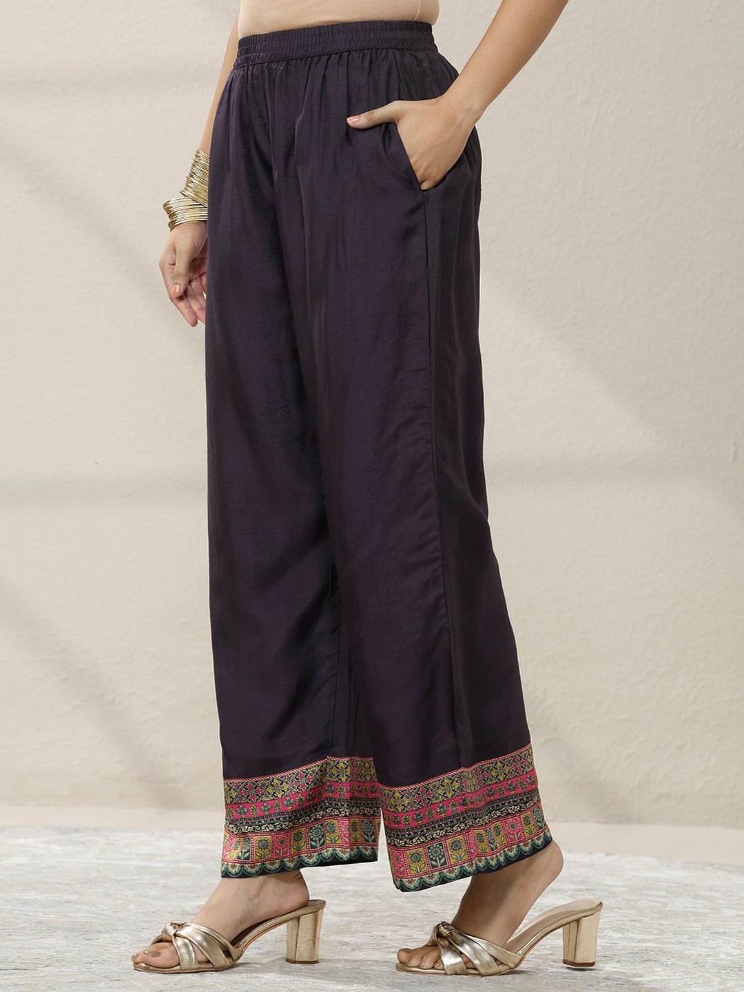 Dhiyona LL Women Ethnic Motifs Regular Sequinned Kurta with Palazzos & With Dupatta
