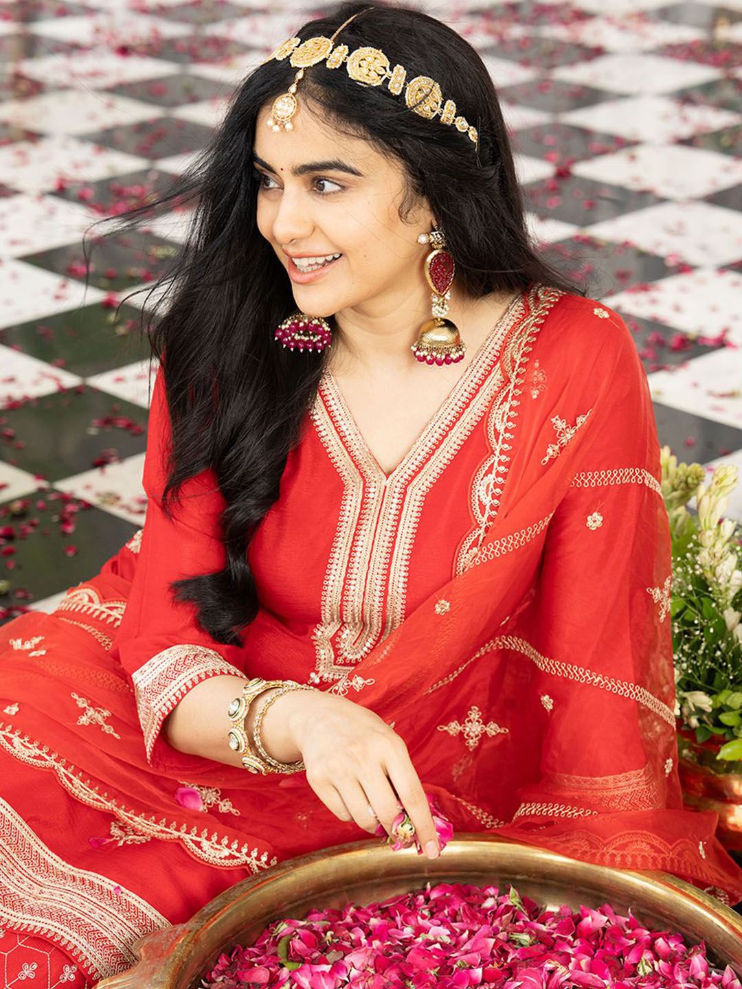 Dhiyona CH Embroidered Kurta Set with Dupatta