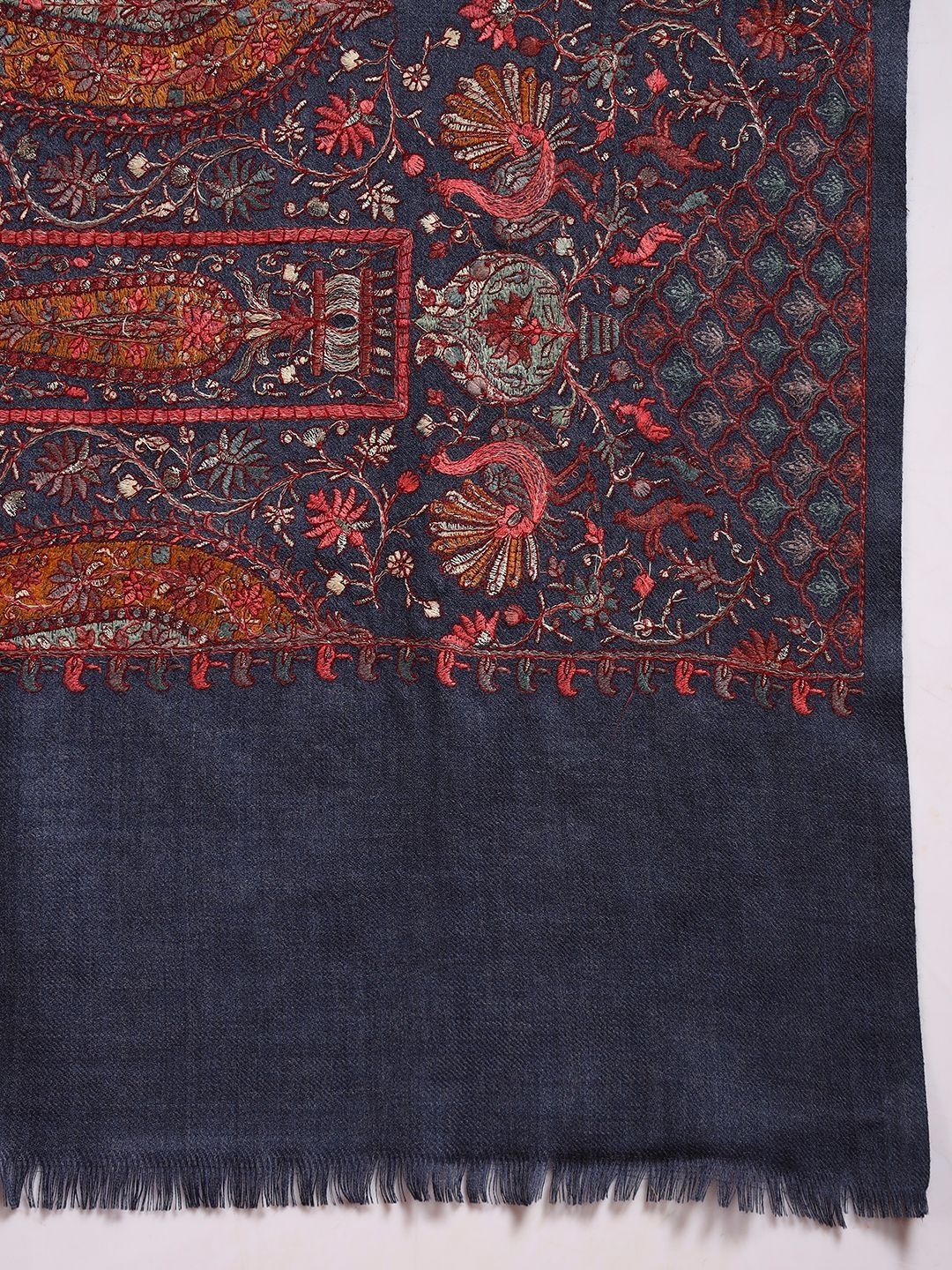 Dhiyona PA Women Ethnic Motifs Embroidered Shawl