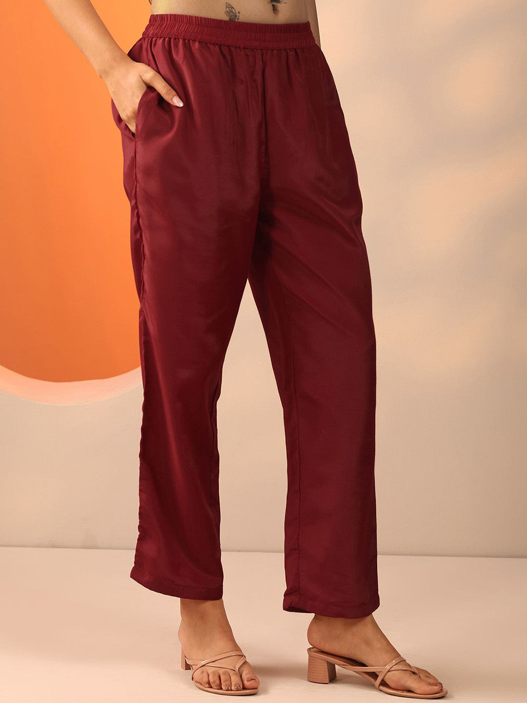 Women Ethnic Motifs Embroidered Kurta with Trouser & Dupatta