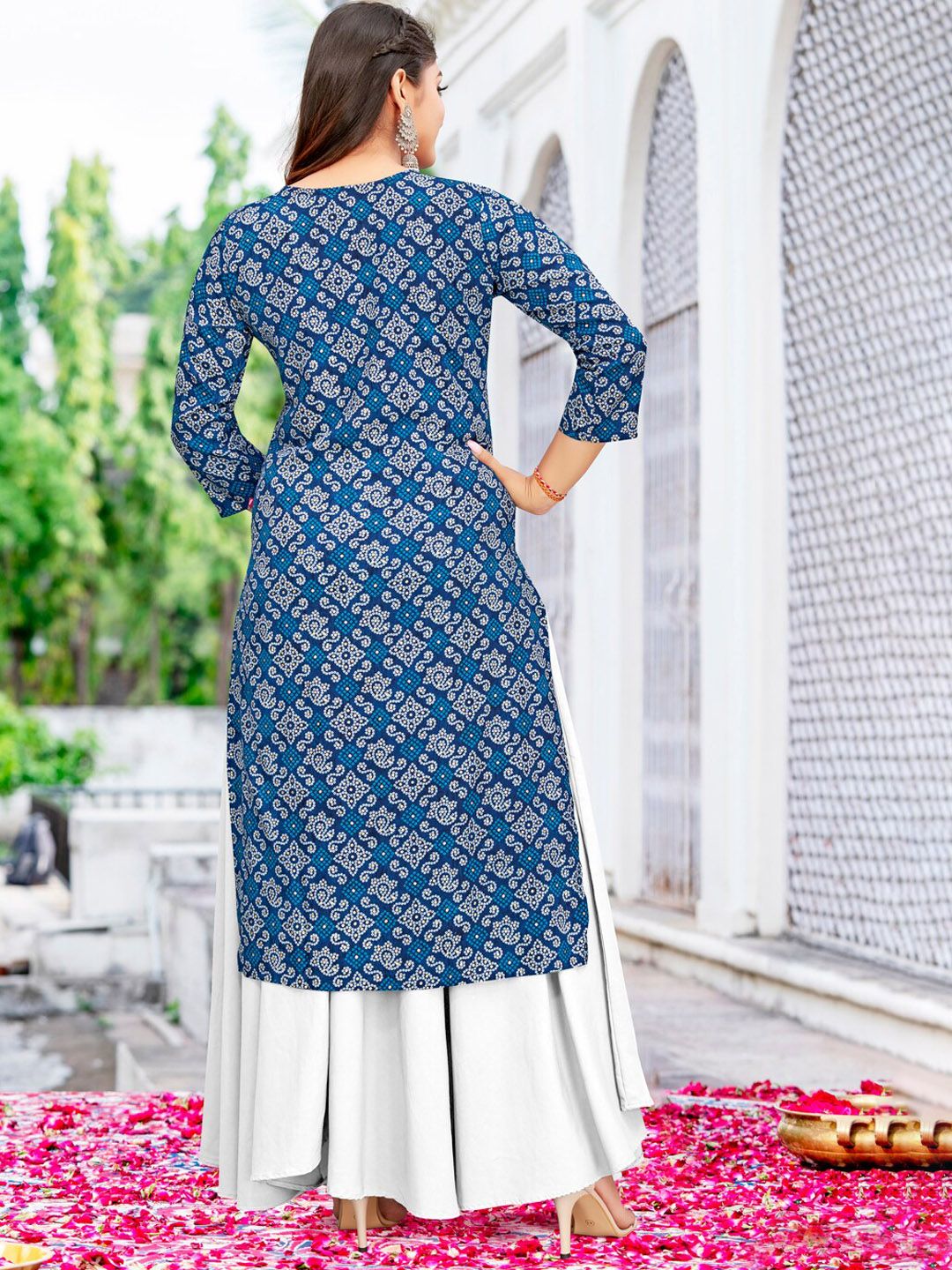 Dhiyona OD  Ethnic Motifs Printed Kurta