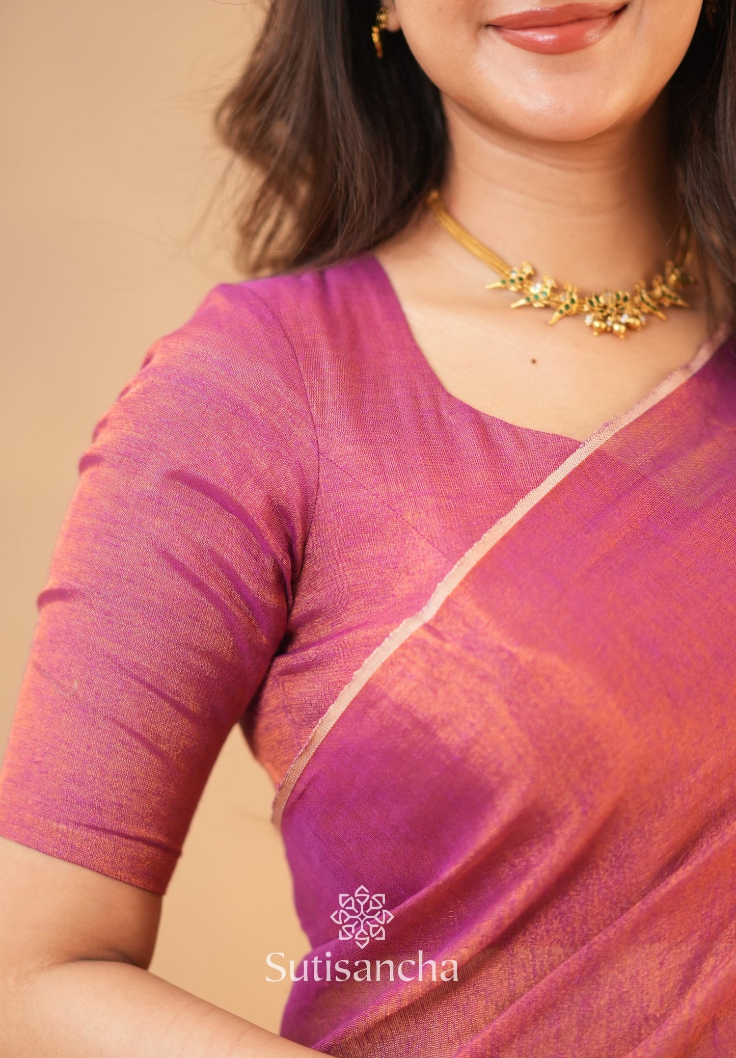 Dhiyona SS Tissue Charm Light and Lustrous Linen Saree