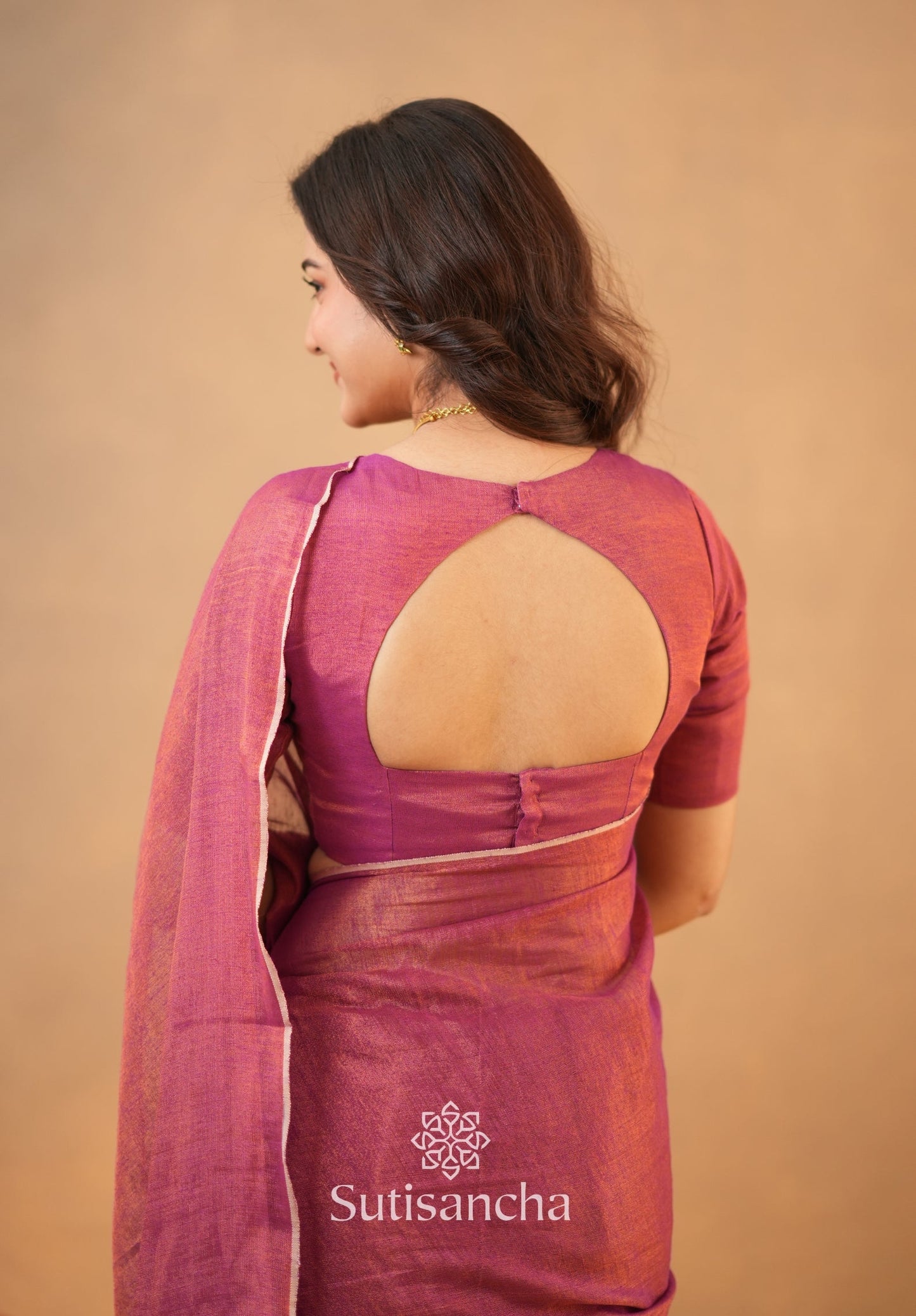 Dhiyona SS Tissue Charm Light and Lustrous Linen Saree