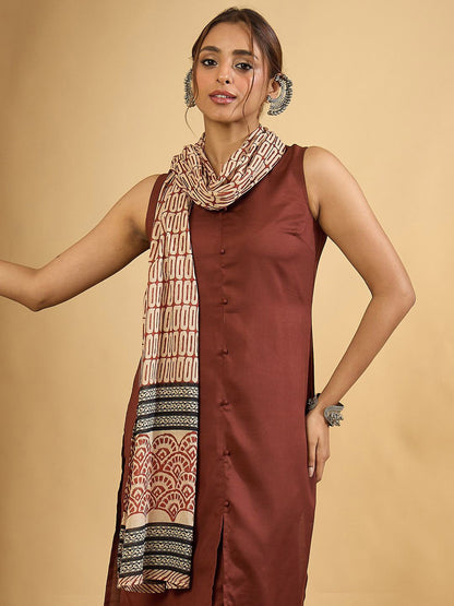Women Regular Kurta with Trousers & Dupatta