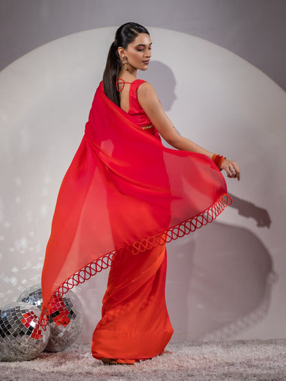 Dhiyona ST Who What Wear Infinity Saree with Blouse Fabric