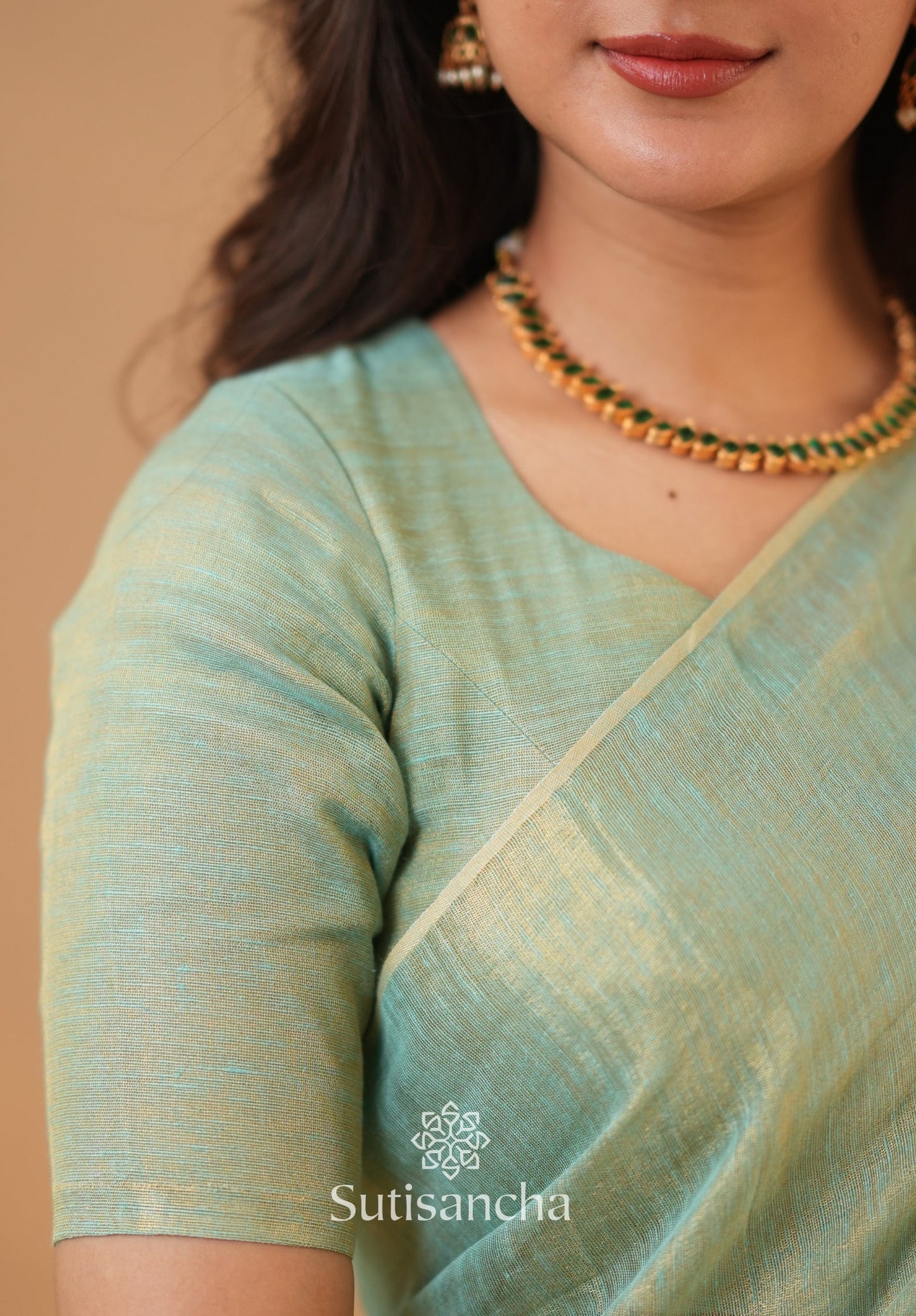 Dhiyona SS Tissue Charm Light and Lustrous Linen Saree
