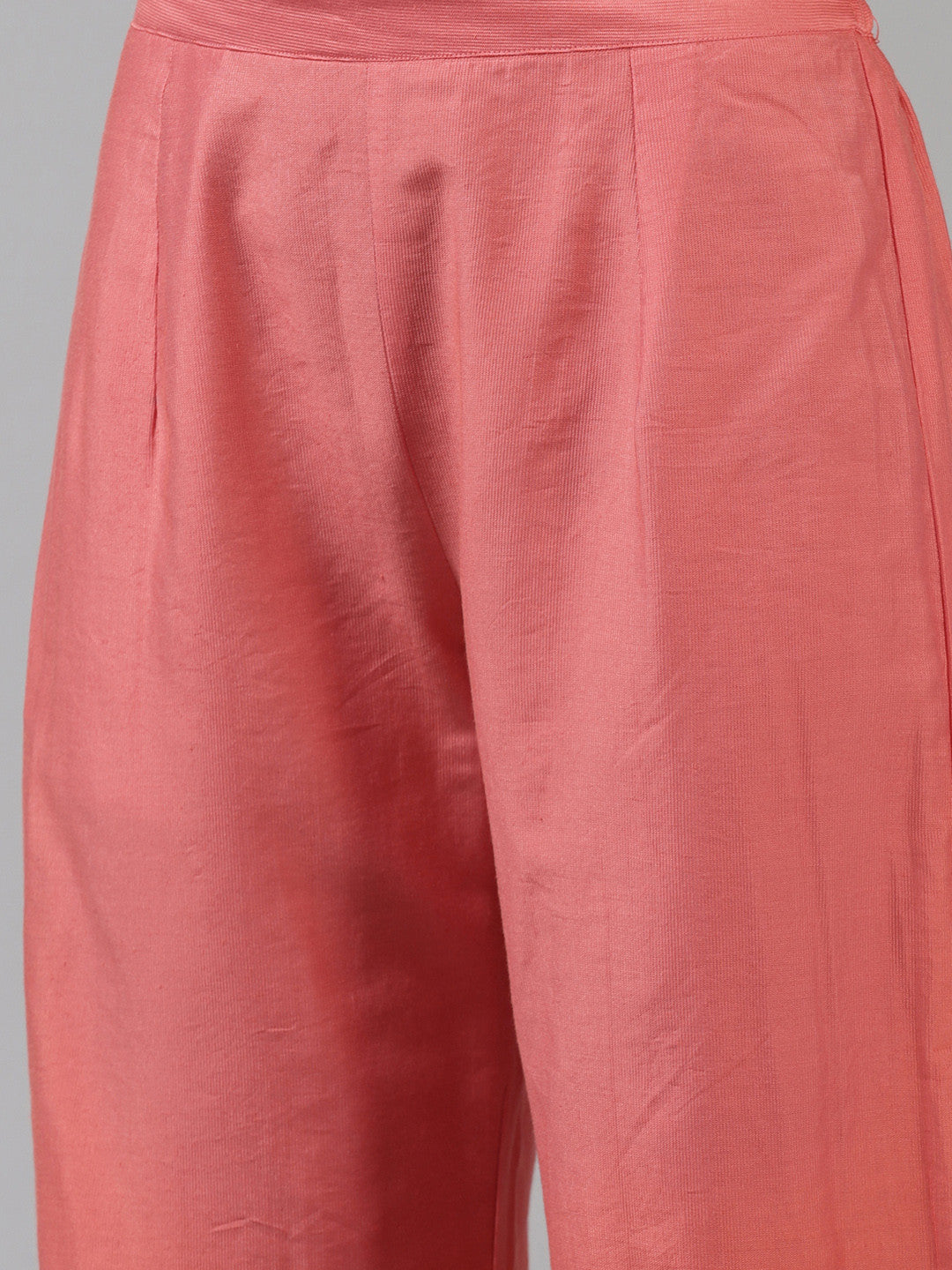 Women Pink Ethnic Motifs Embroidered Kurta with Palazzos & With Dupatta