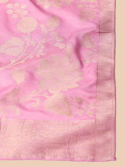 Dhiyona OD  Yoke Design Regular Thread Work Kurta with Trousers & With Dupatta