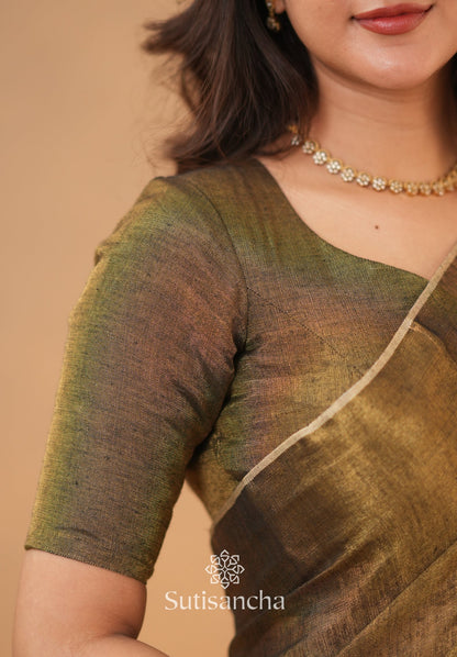 Dhiyona SS Tissue Charm Light and Lustrous Linen Saree
