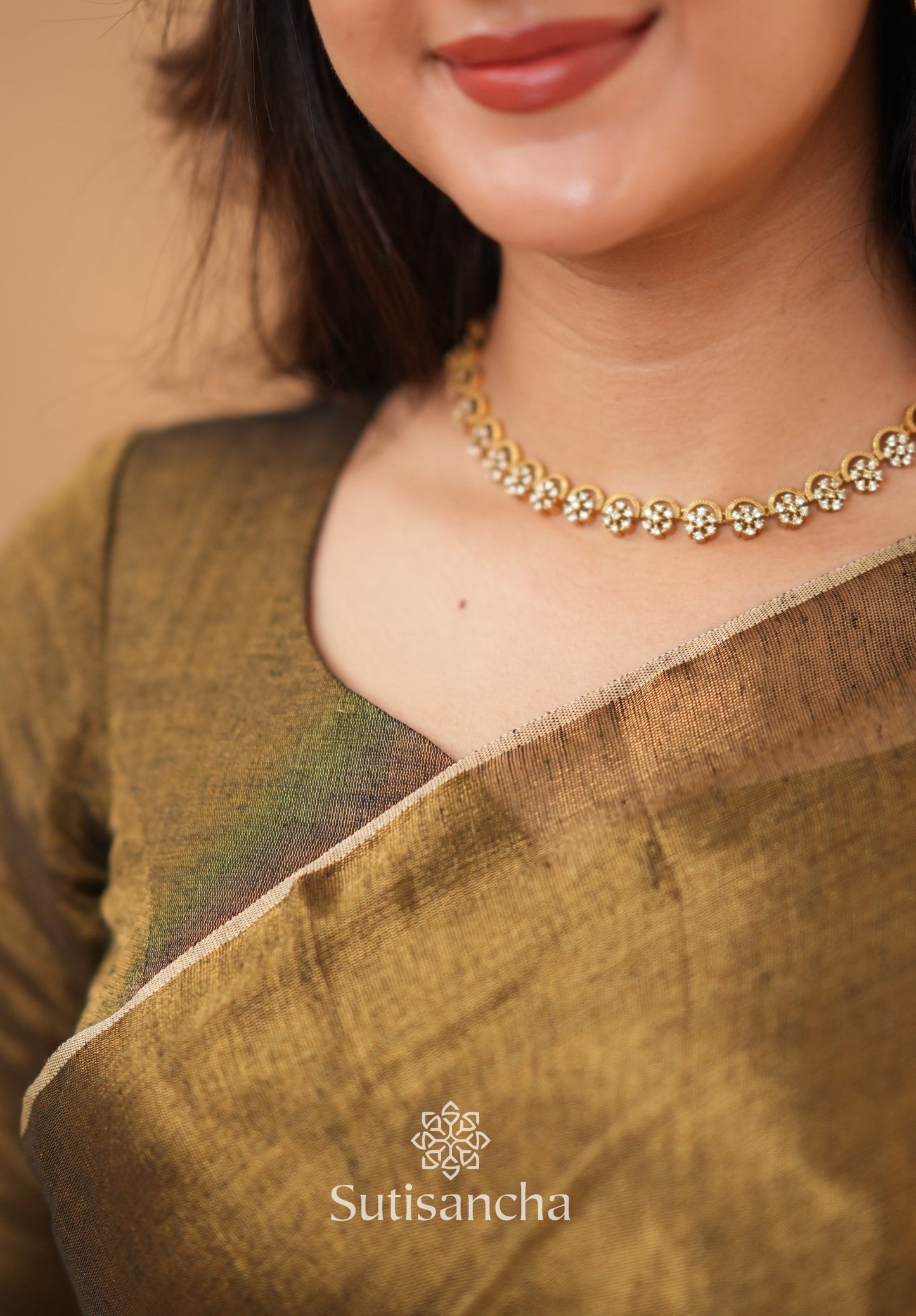 Dhiyona SS Tissue Charm Light and Lustrous Linen Saree