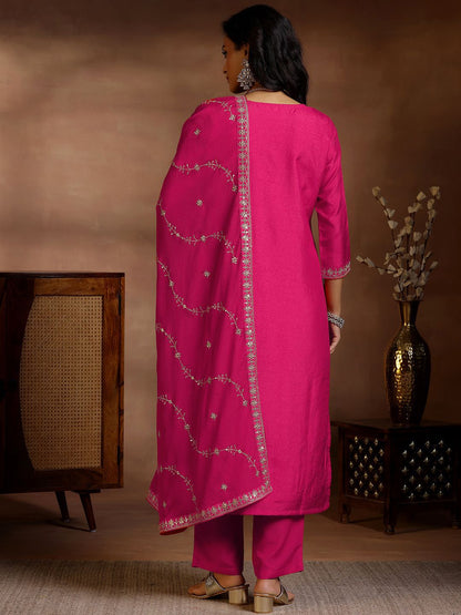 Dhiyona LL Women Floral Regular Kurta with Palazzos & With Dupatta