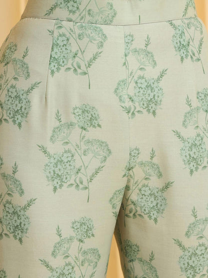 Dhiyona CH Embroidered Printed Kurta With Sharara