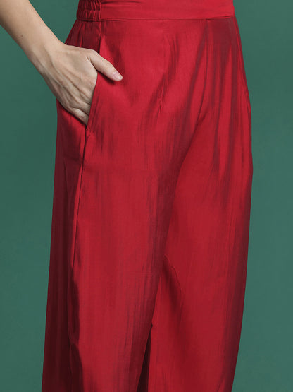 Ethnic Motifs Kurta with Trousers & Dupatta