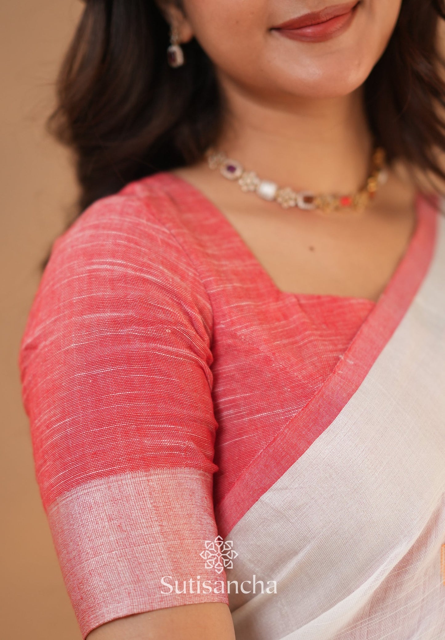 Dhiyona SS Sutisancha Woven Heritage Handloom Cotton Saree