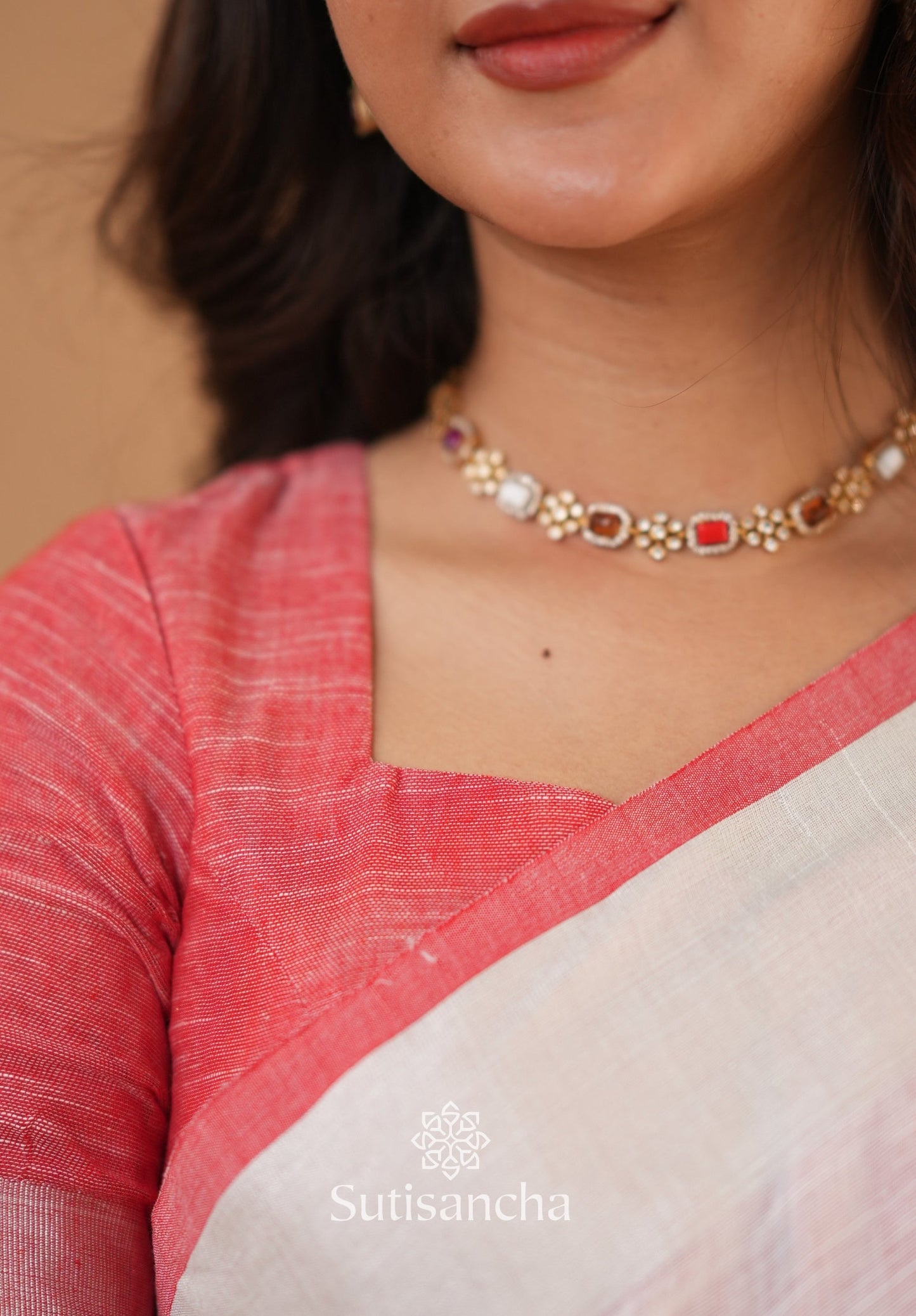 Dhiyona SS Sutisancha Woven Heritage Handloom Cotton Saree