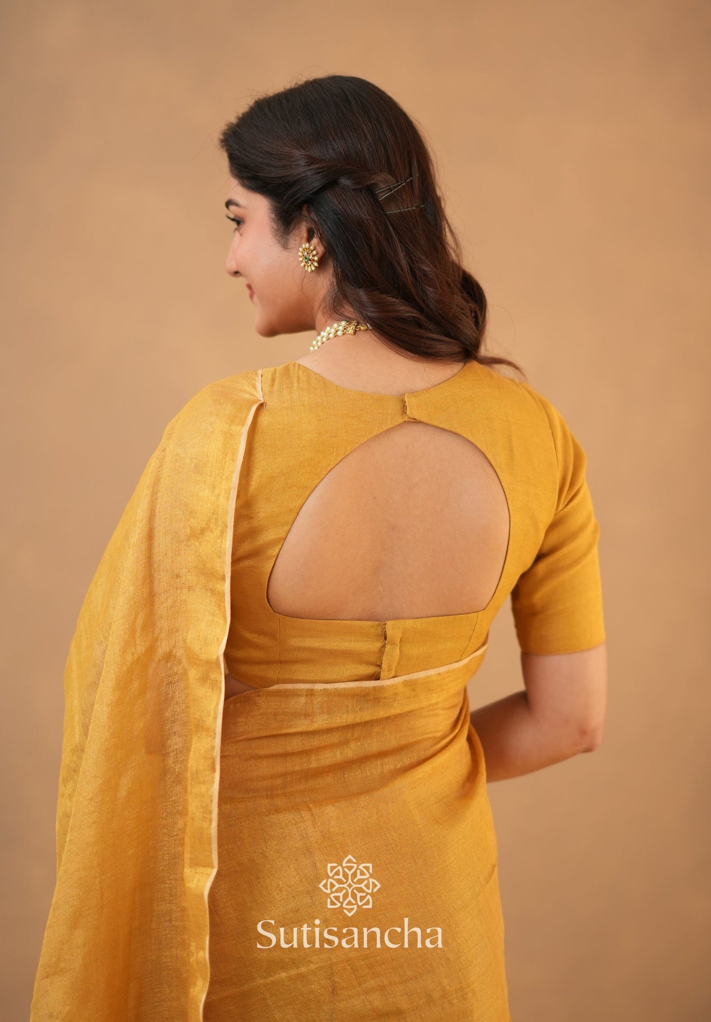 Dhiyona SS Tissue Charm Light and Lustrous Linen Saree
