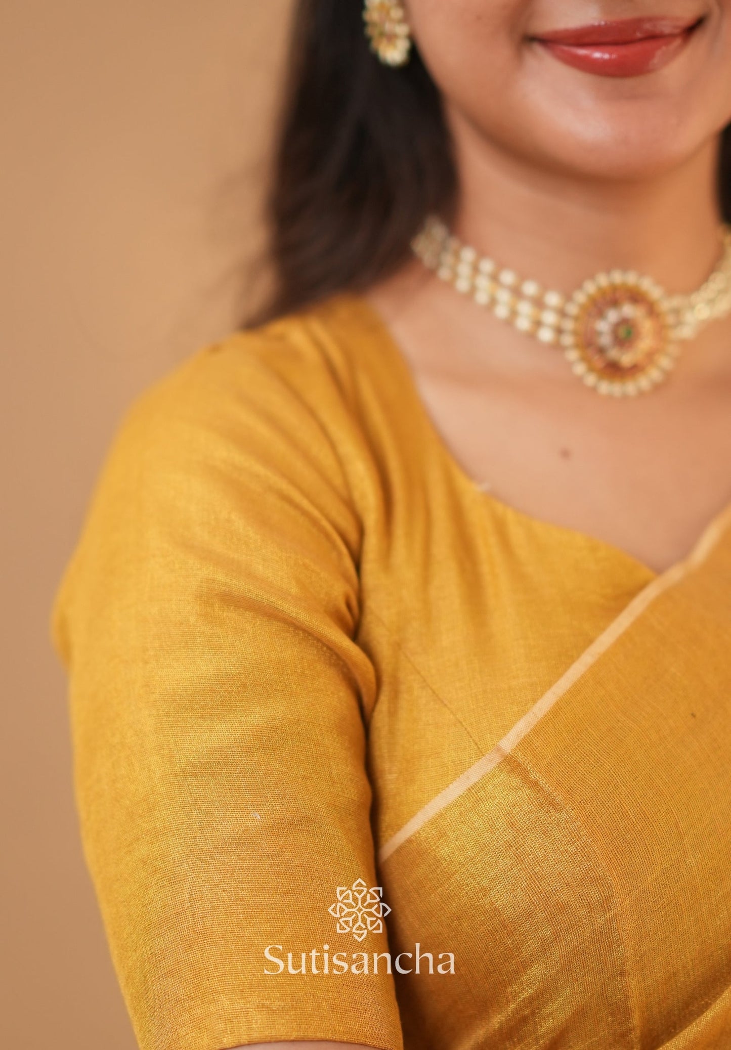 Dhiyona SS Tissue Charm Light and Lustrous Linen Saree