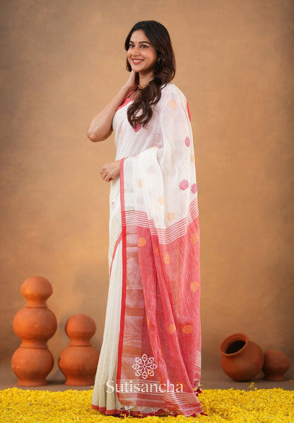 Dhiyona SS Sutisancha Woven Heritage Handloom Cotton Saree