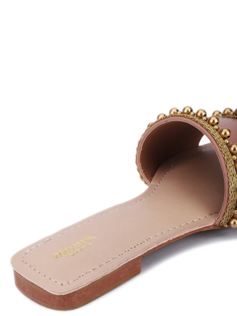 Dhiyona AK Embellished Ethnic Open Toe Flats