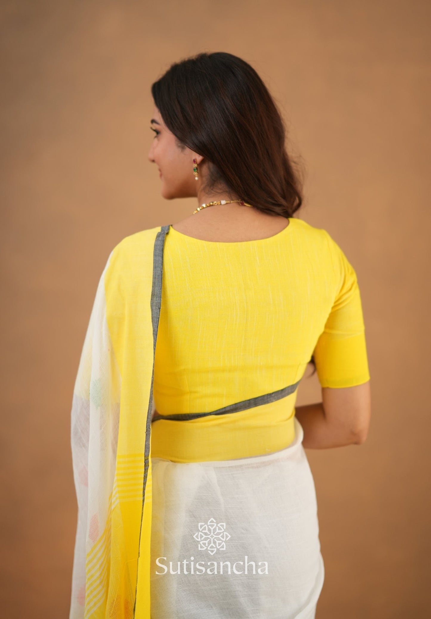Dhiyona SS Sutisancha Woven Heritage Handloom Cotton Saree