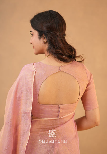 Dhiyona SS Tissue Charm Light and Lustrous Linen Saree