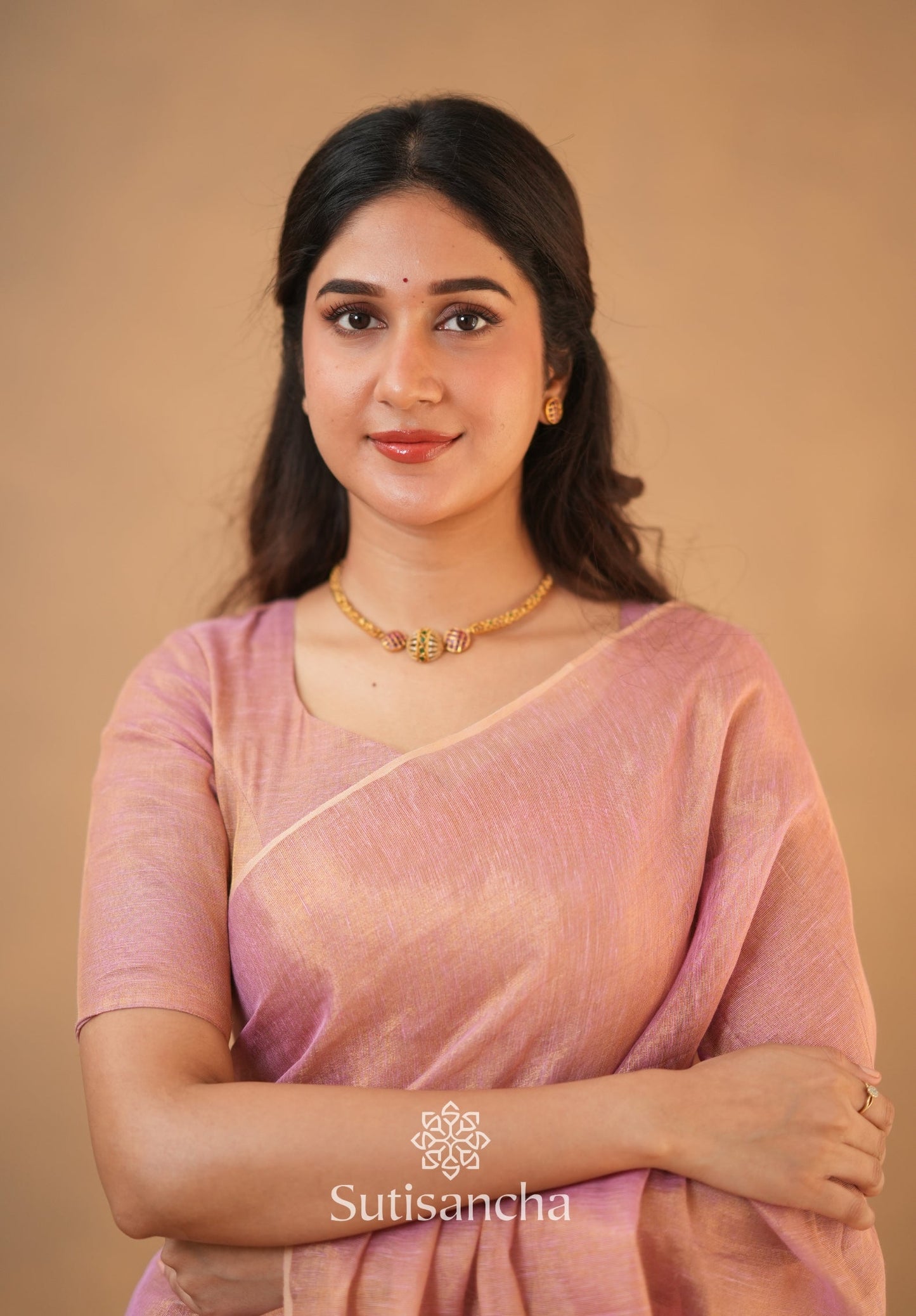 Dhiyona SS Tissue Charm Light and Lustrous Linen Saree